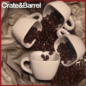 Crate & Barrel Vintage Demitasse Cups Set